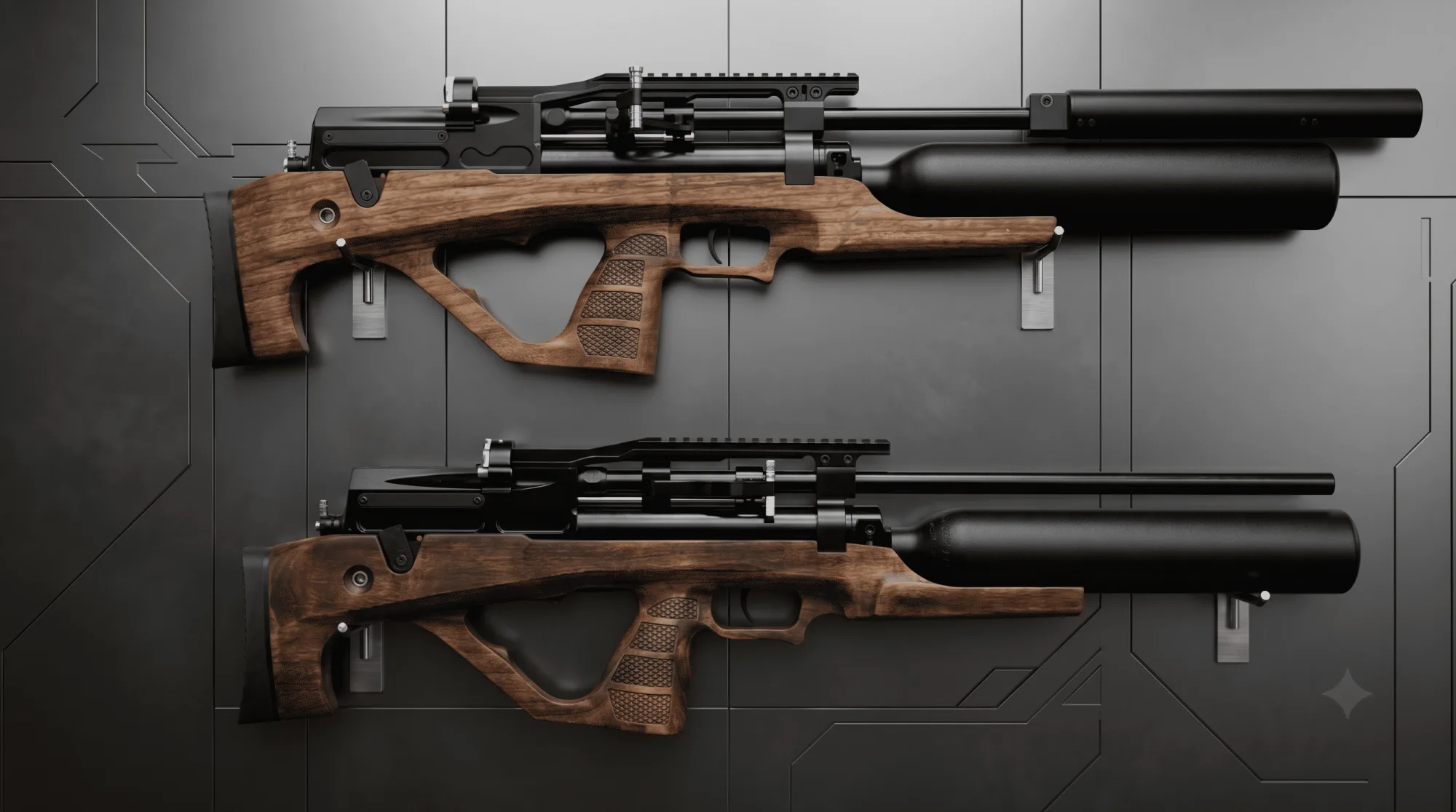 Фото Пневматическая винтовка Jager SP Bullpup 6.35 мм 590 мм (колба, передний взвод) в интернет-магазине Nickhunter